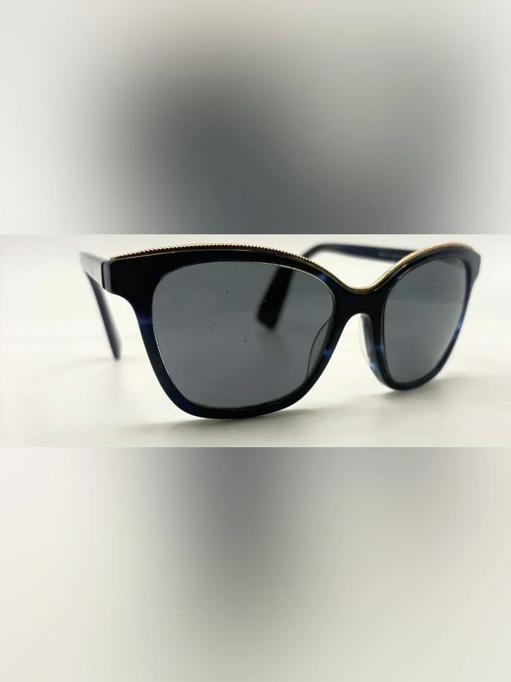 Nicole Miller NMS 15 Blue Oval Sunglasses Frames Only